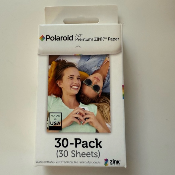 New In Sealed Package Polaroid 2x3 Premium ZINK Paper 30-Pack - Picture 1 of 2